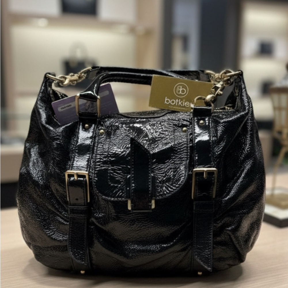 Botkier Glossy Black Shoulder Bag